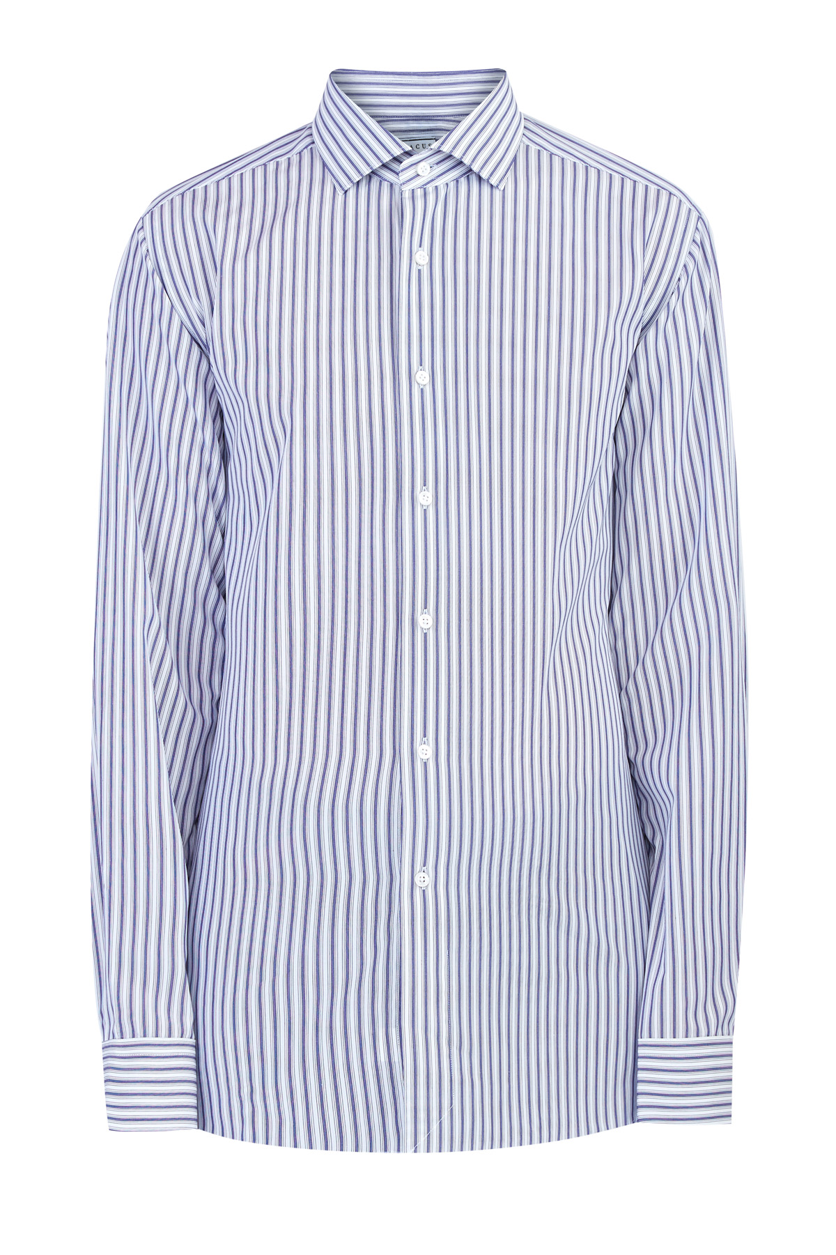 Рубашка в полоску из фирменного экстрамягкого хлопка Supercotone XACUS, цвет синий, размер 50;54;56;52;52 - фото 1